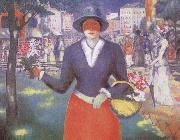 Kasimir Malevich Flower Girl Germany oil painting artist